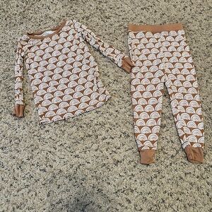 Little Sleepies 18-24 Month Two Piece Rust Rainbows